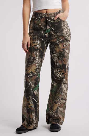 PTCL Forest Camo Wide Leg Jeans