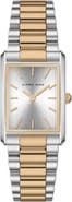 Alfred Sung Horizon Rectangular Bracelet Watch, 37mm x 45mm