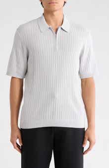 rag & bone Lewis Quarter Zip Polo Shirt
