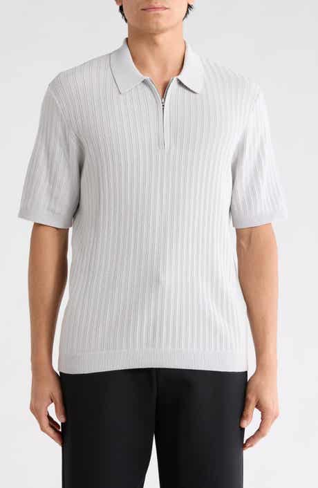 rag & bone Lewis Quarter Zip Polo Shirt
