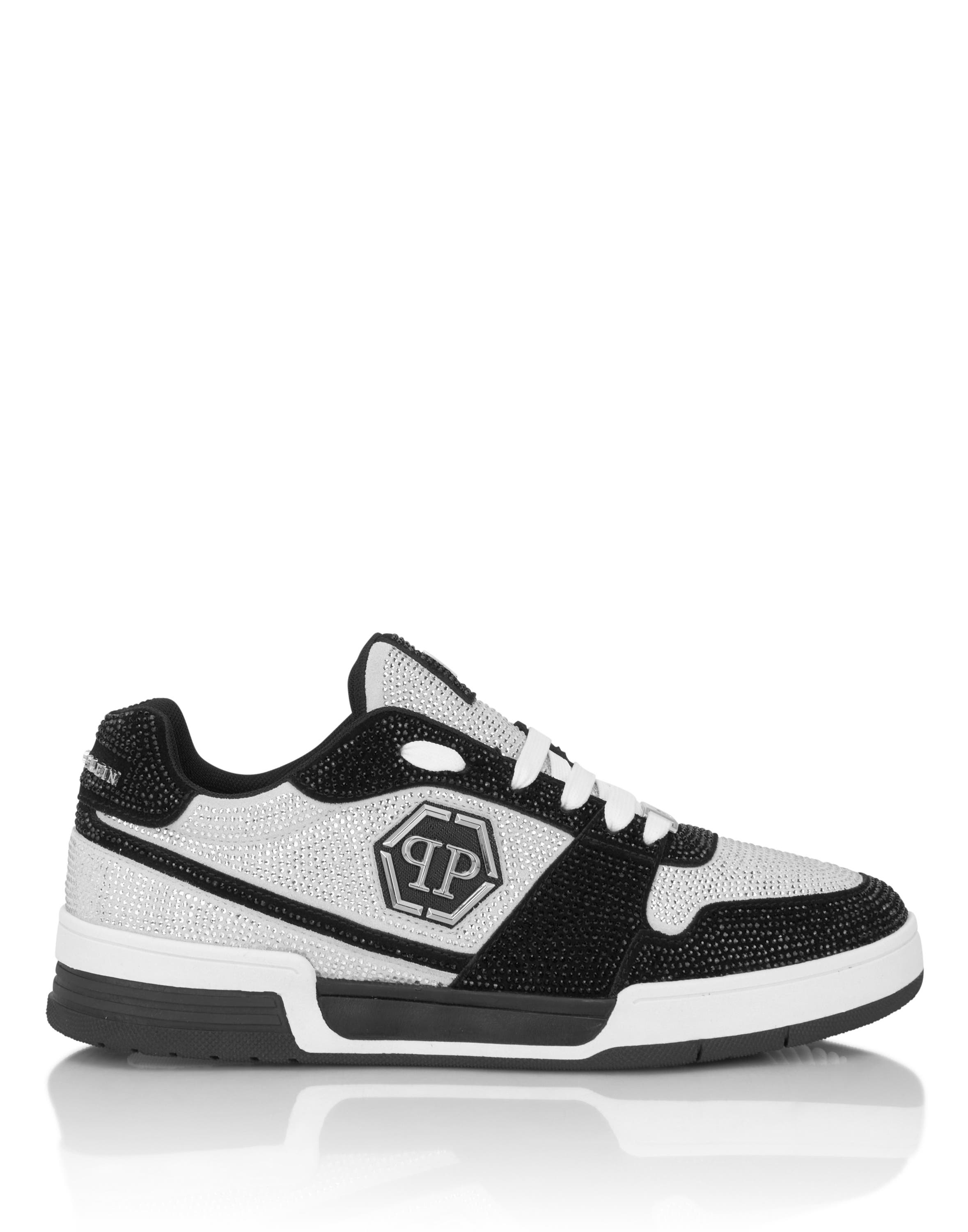 Low-Top Sneakers P-Force 78 Strass Unisex, Alternate, color, white/black
