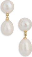 Shashi Cultured Pearl Drop Earrings