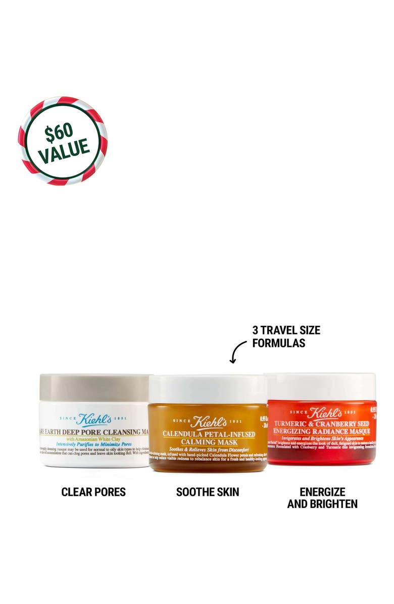 Kiehl's Since 1851 Merry Masking Trio Set USD $60 Value, Alternate, color,