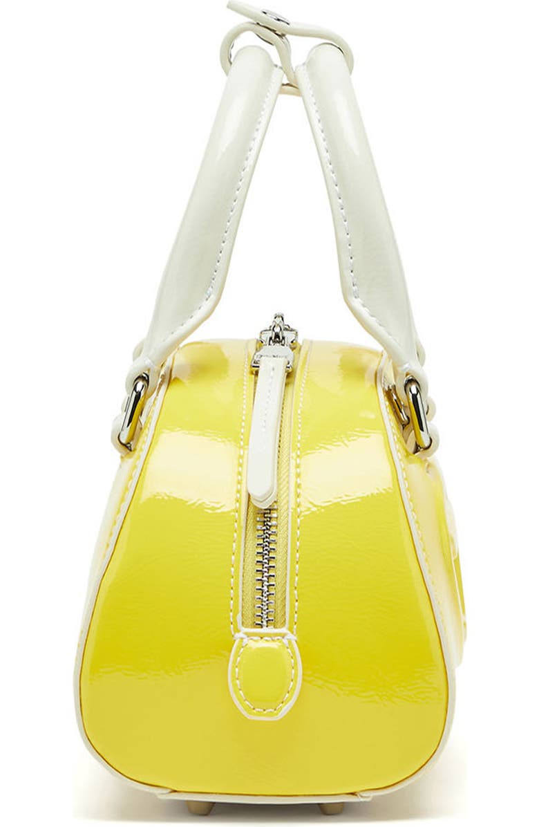 DIESEL<sup>®</sup> Mini 1DR Dome Faux Leather Bowling Bag, Alternate, color, Yellow