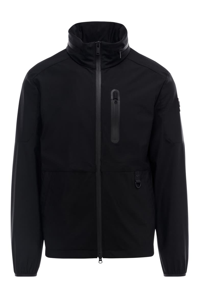 Peyton Hooded Jacket, Alternate, color, BLACK