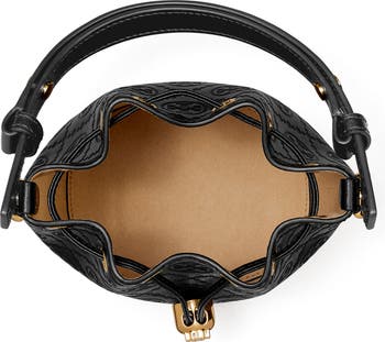 【Tory Burch】Mini T Monogram Debossed Bucket Bag Tory Burch Mini T Monogram Debossed Bucket Bag | Nordstrom