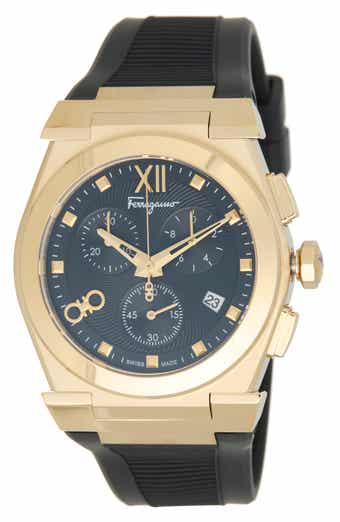 Vega Silicone Strap Chronograph Watch, 40mm