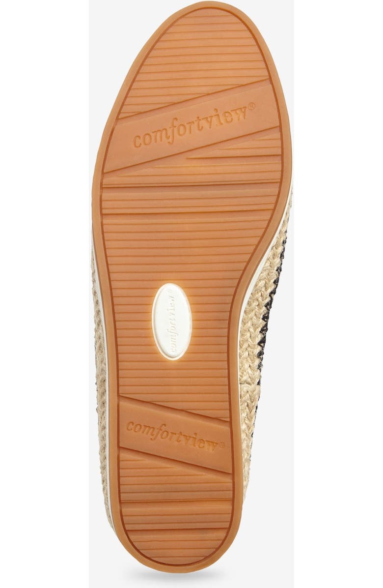 Comfortview The Spencer Slip On Flat, Alternate, color, Black