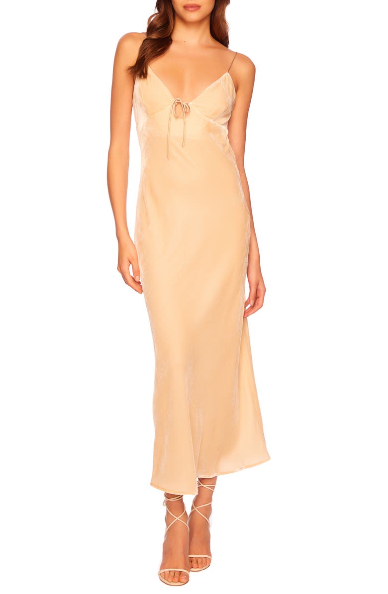 Susana Monaco Velvet Slipdress, Main, color, 