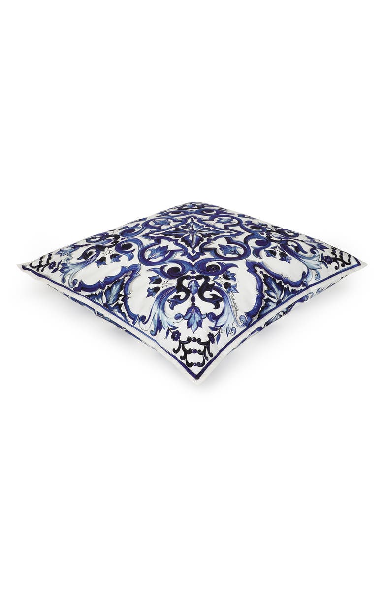 Dolce&Gabbana Blu Meditteraneo Accent Pillow, Alternate, color, Medium Blu
