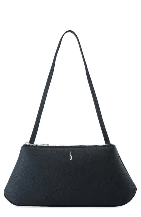 Mini Elizabeth Soft Leather Pouchette Shoulder Bag