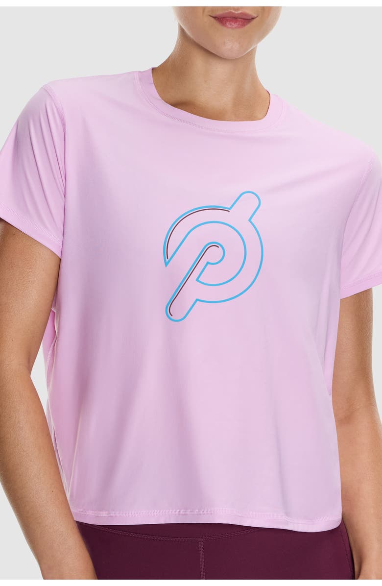 Peloton Essential Performance Crop Tee, Alternate, color, Lavender