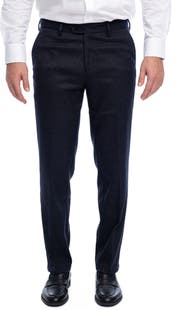 VELLAPAIS Cita Herringbone Straight Leg Pants