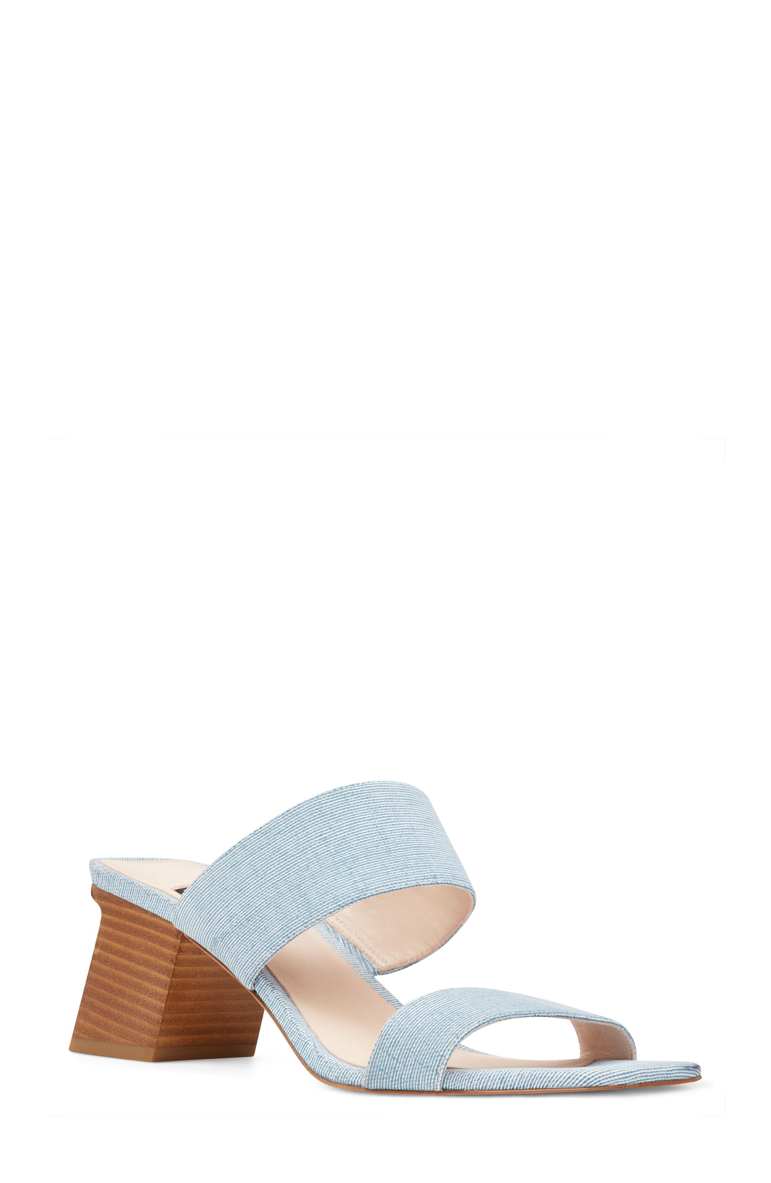 Churen - 40th Anniversary Capsule Collection Sandal, Main, color, LIGHT BLUE FABRIC