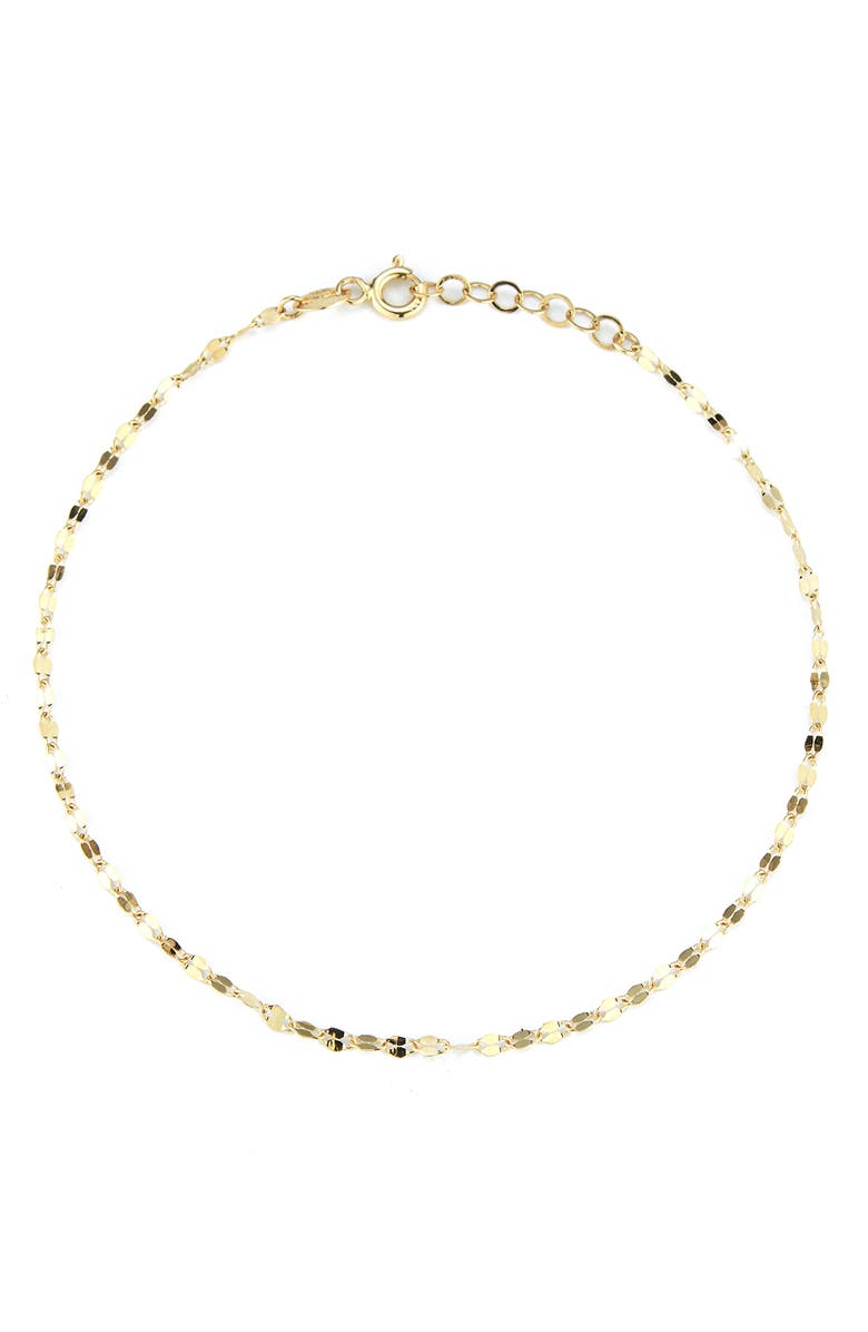Ember Fine Jewelry 14K Gold Mirror Bracelet, Main, color, Gold