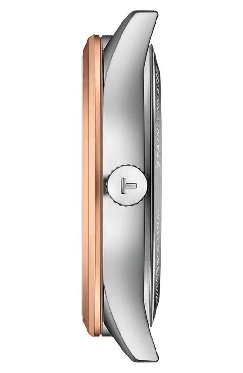 Tissot Classic Dream Powermatic 80 Two-tone Bracelet Watch, 40mm In Gray