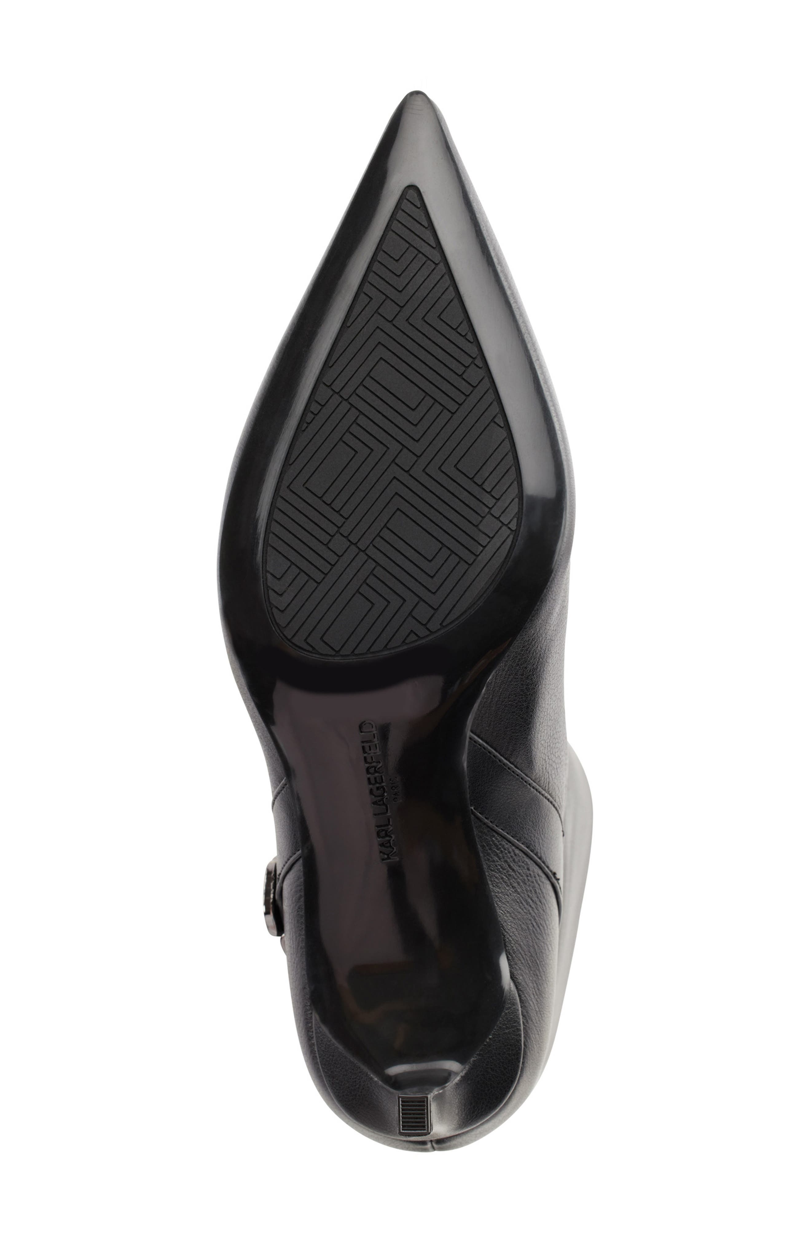 KARL LAGERFELD PARIS Sharina Wedge Sneaker, Alternate, color, Black