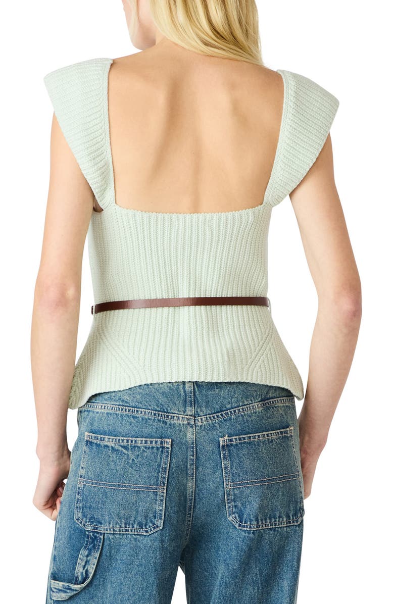 Steve Madden Preslee Belted Sweater Tank, Alternate, color, 