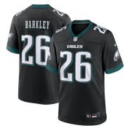 Nike Men's Nike Saquon Barkley  Black Philadelphia Eagles Alternate Game Jersey