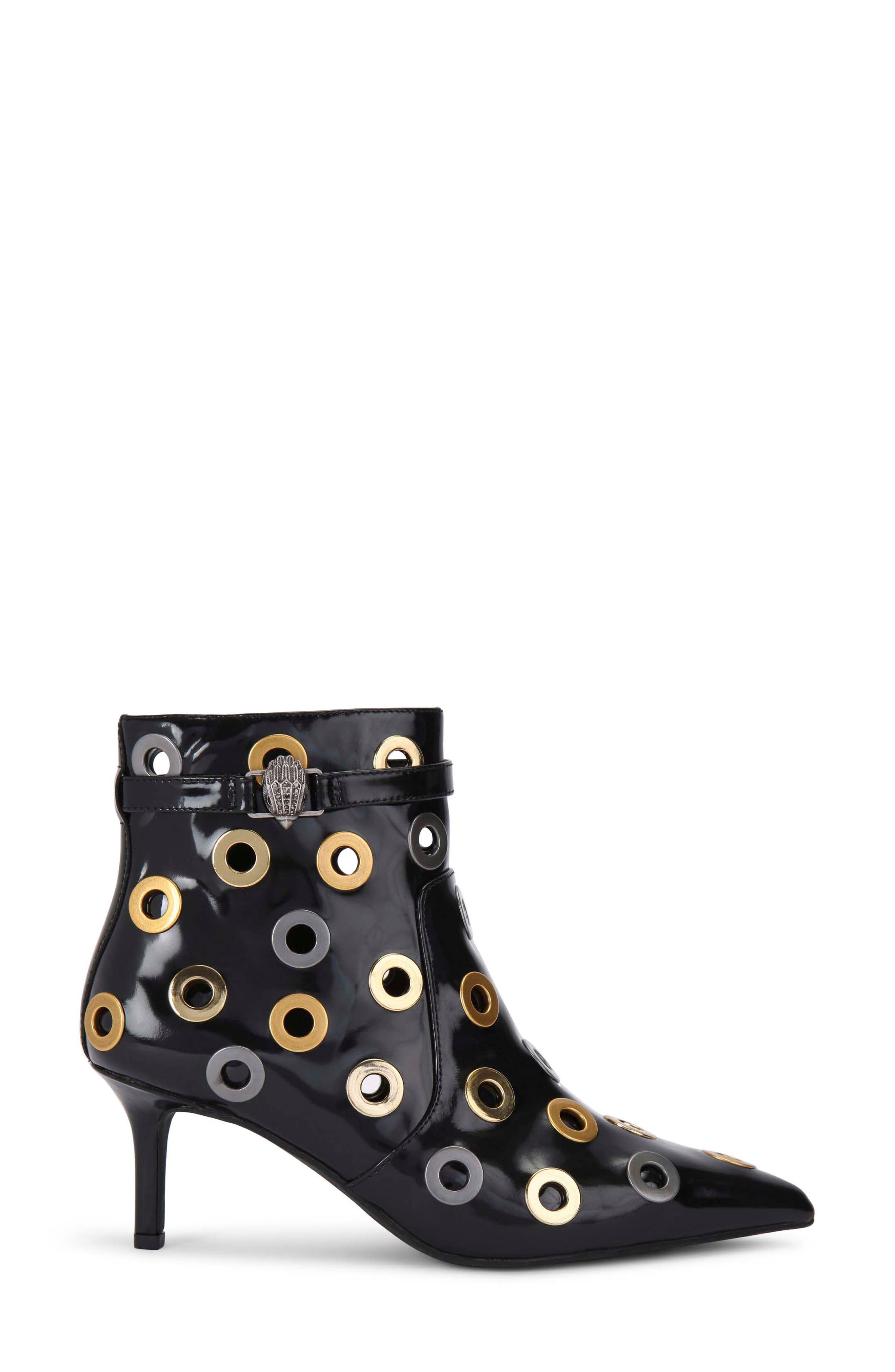 Kensington Flexi Pointed Toe Bootie, Alternate, color, CHARCOAL