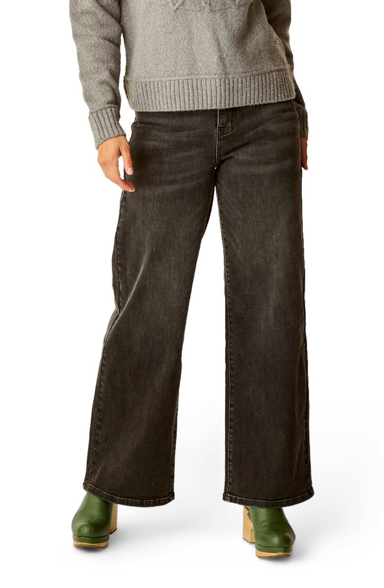 Carve Designs Audrey Wide Leg, Alternate, color, Washed Black