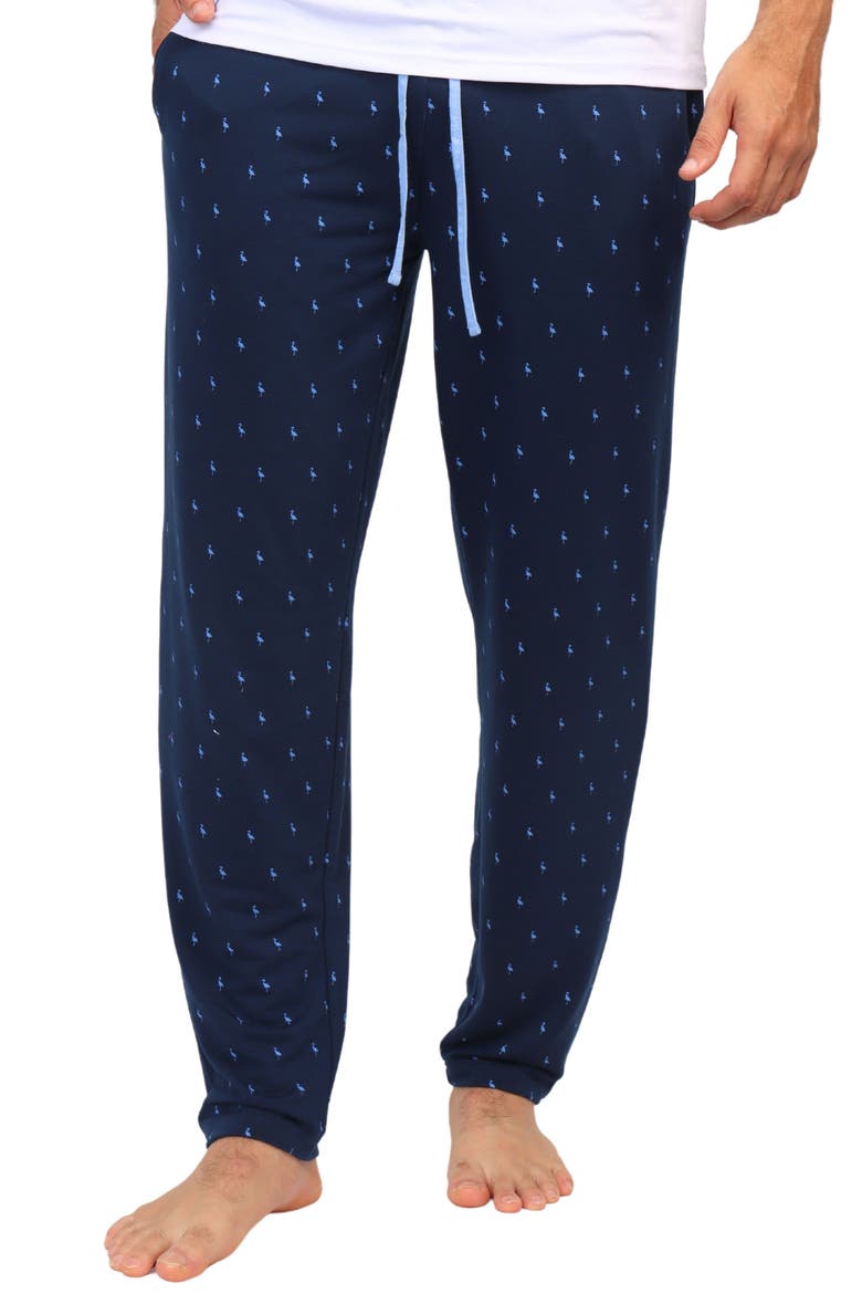 French Terry Lounge Joggers, Alternate, color, NAVY