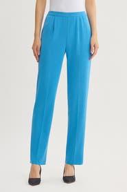 Ming Wang Straight Leg Knit Pants