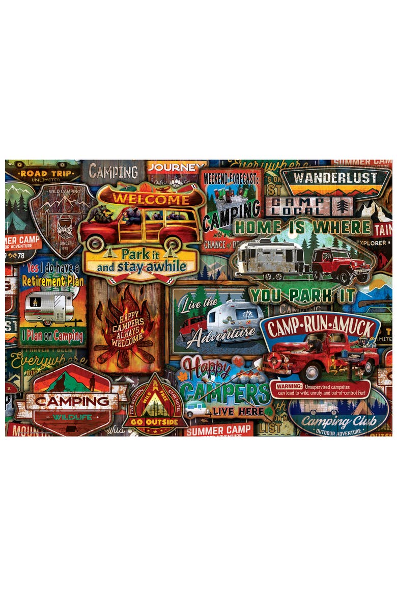 Greetings From The Lake 500pc Puzzle, Alternate, color, Multicolor