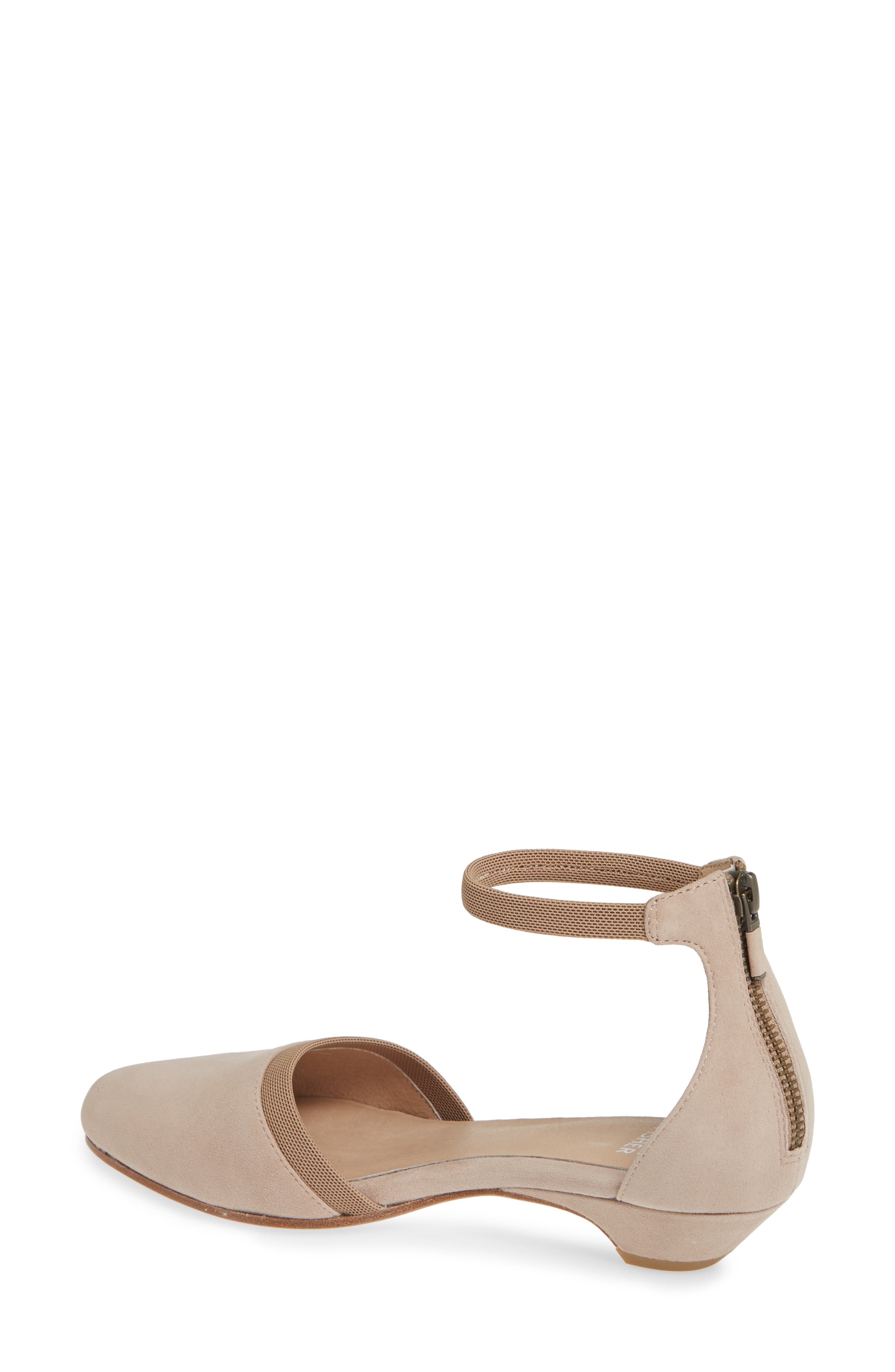 Ivie Ankle Strap Pump, Alternate, color, EARTH SUEDE