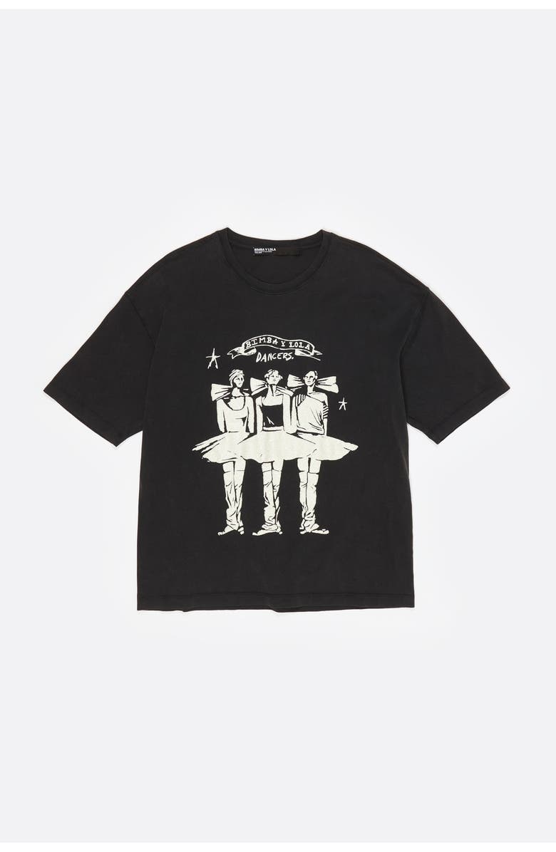 Bimba y Lola Washed Dancers logo T-shirt, Alternate, color, 