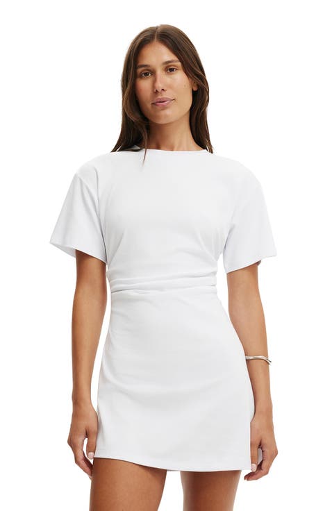 Women's Boxy Tuck T-Shirt Mini Dress