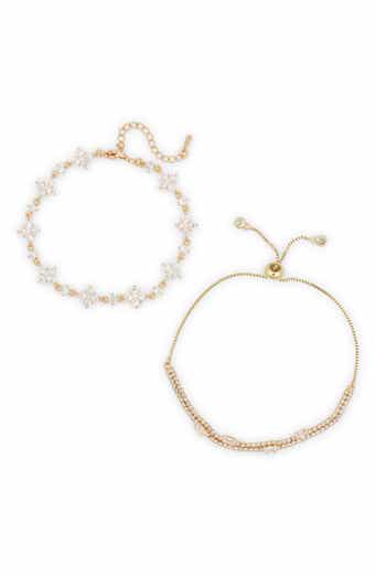 Set of 2 Mila Cubic Zirconia Bracelets