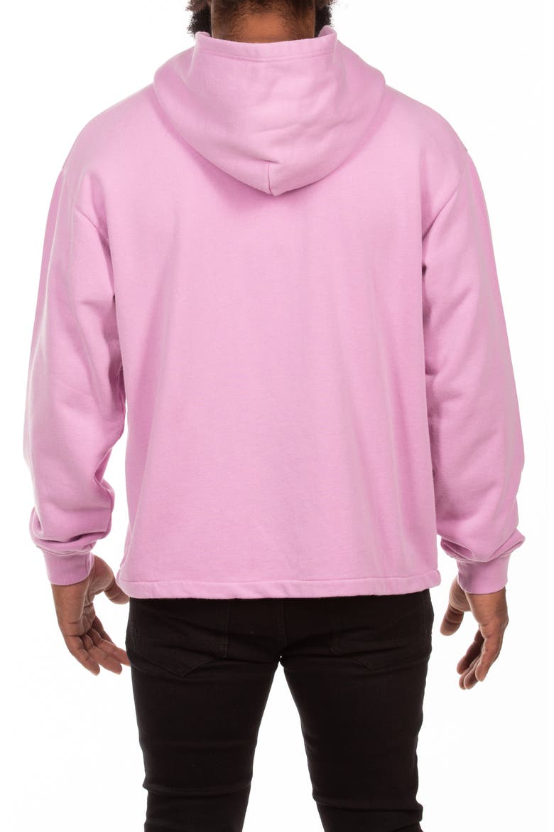 Yogurt Cotton French Terry Hoodie, Alternate, color, ORCHID