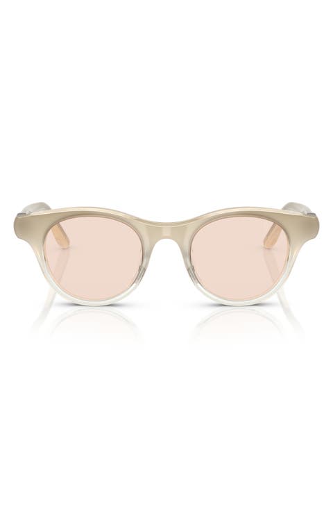 Pigalle 47mm Small Round Sunglasses