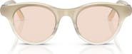Brunello Cucinelli Pigalle 47mm Small Round Sunglasses