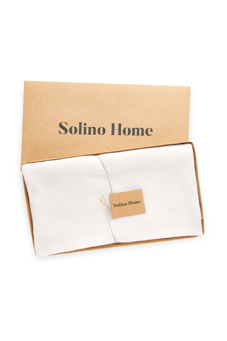 Linen Round Tablecloth - Sonoma, Alternate, color, White