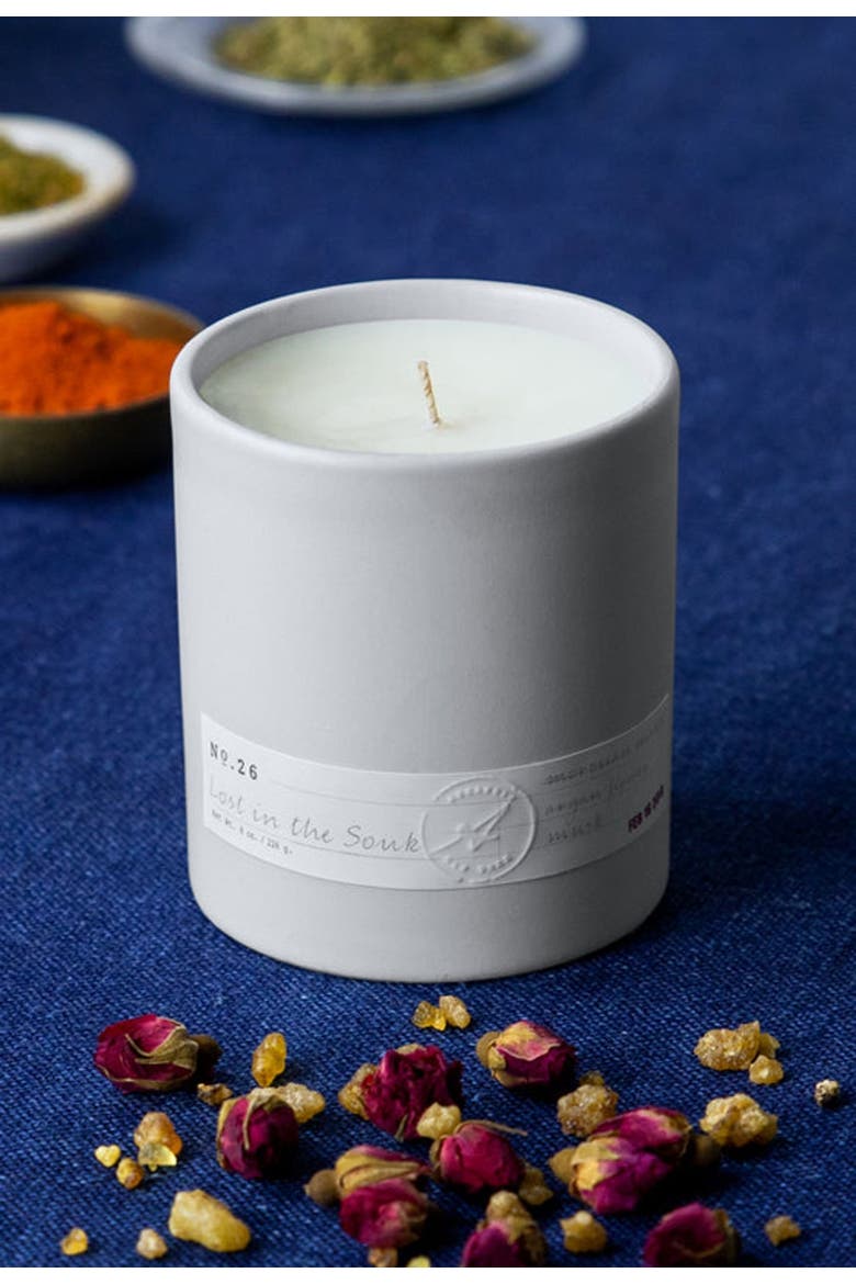 No. 26 In The Souk Scented Candle, Alternate, color, White