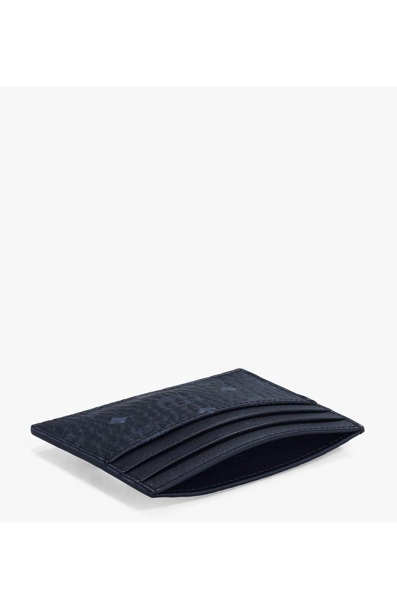 MCM Money Clip Card Case in Visetos Original, Alternate, color, Black