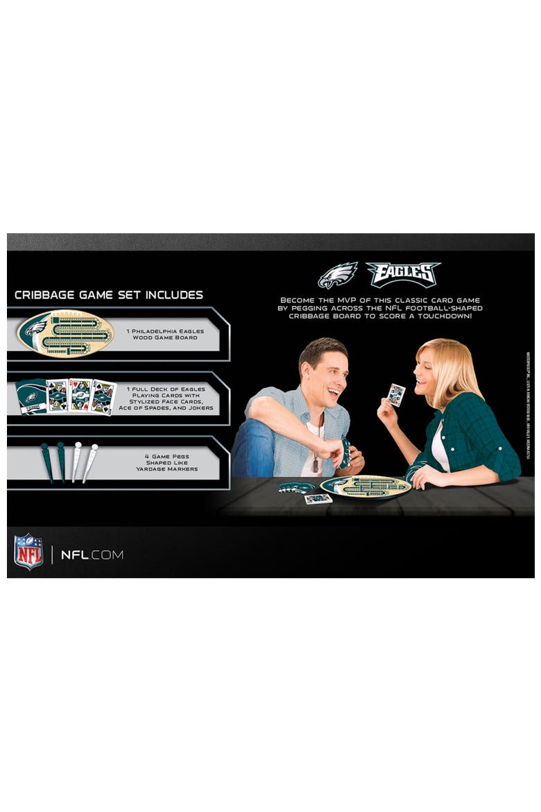 Philadelphia Eagles Cribbage, Alternate, color, Multicolor