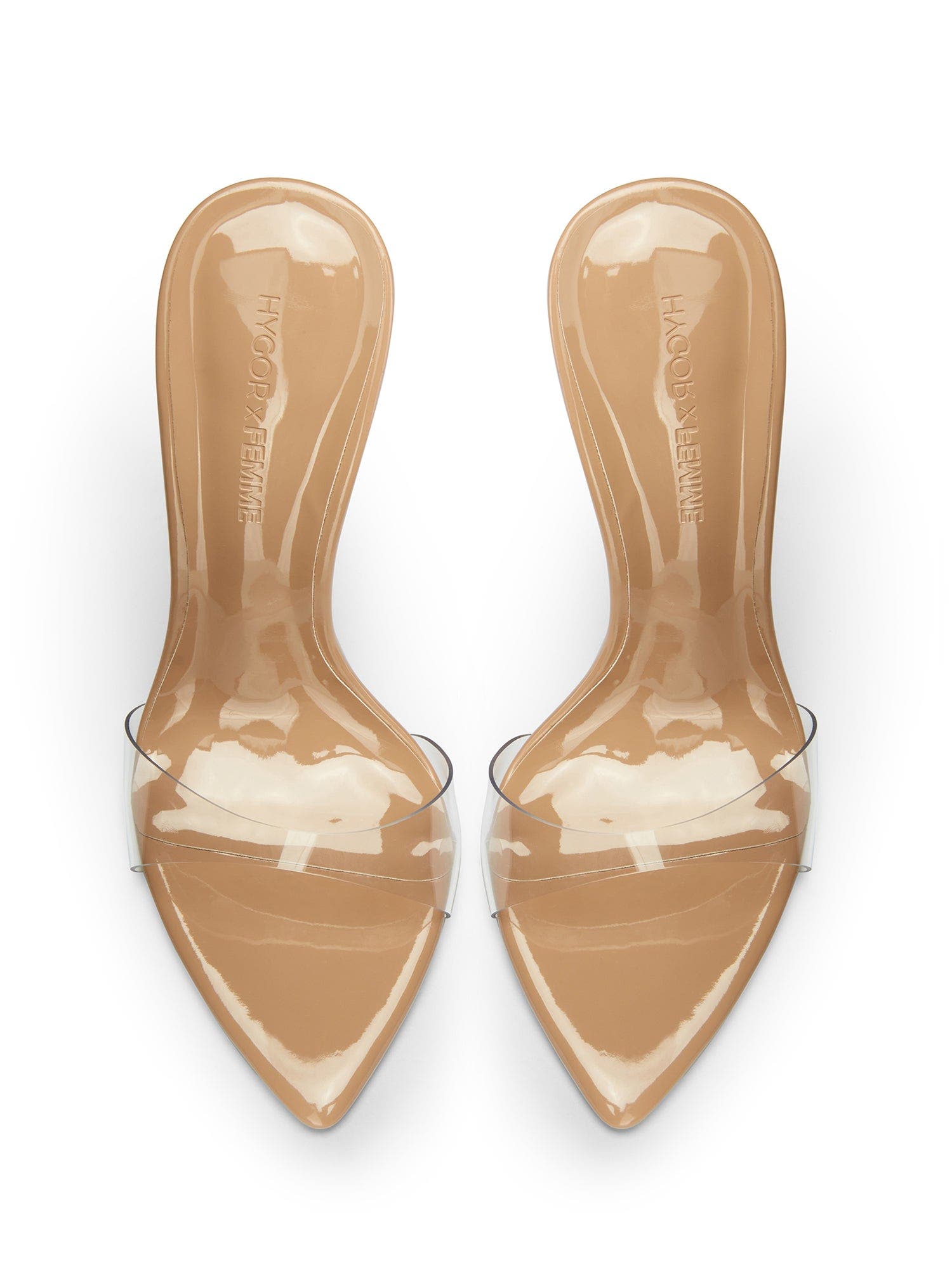 Whiskey PVC Mule, Alternate, color, Nude