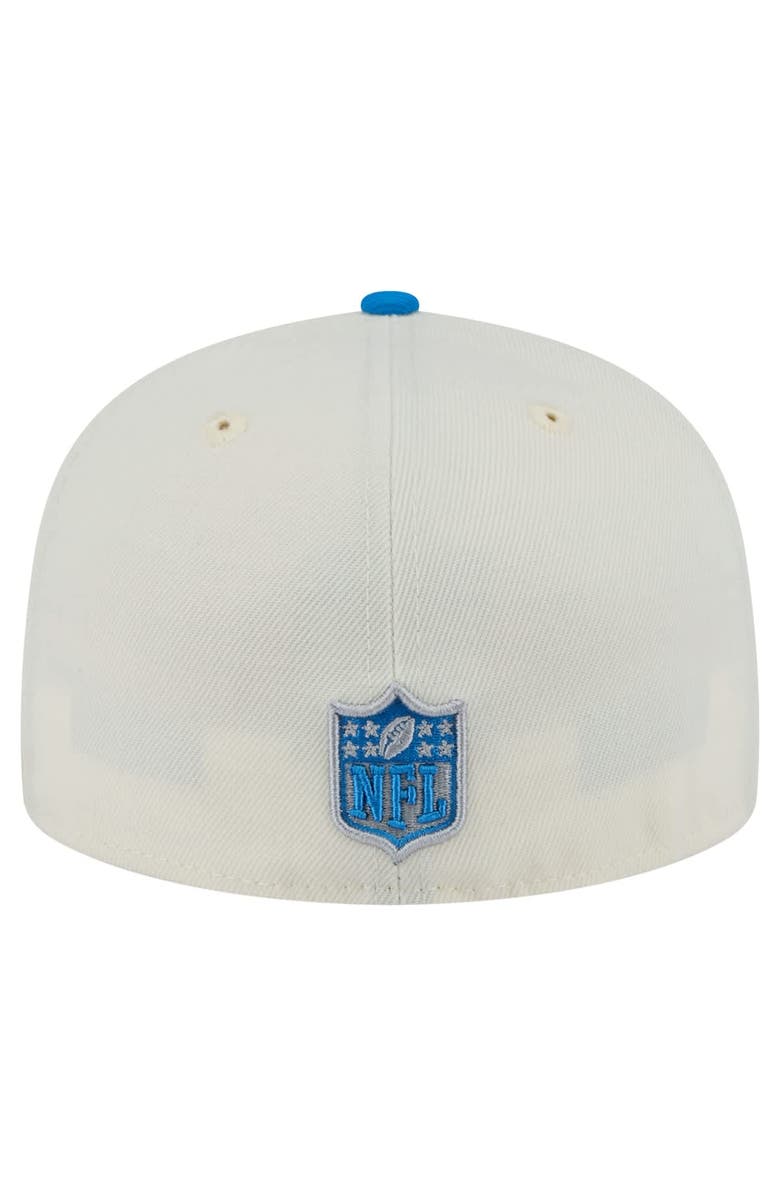 New Era Men's New Era  Cream/Blue Detroit Lions Main 59FIFTY Fitted Hat, Alternate, color, 