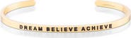 Mantra Dream Believe Achieve bracelet