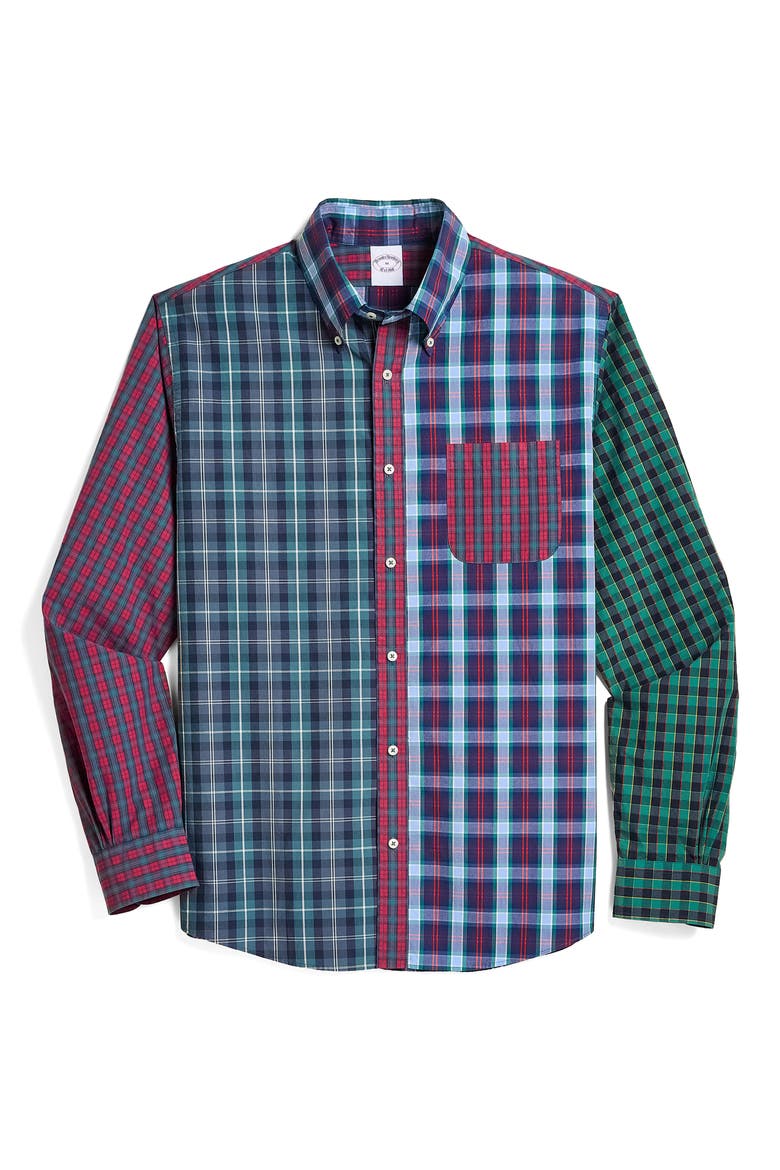Fun Tartan Cotton Shirt, Alternate, color, TARTANFUN