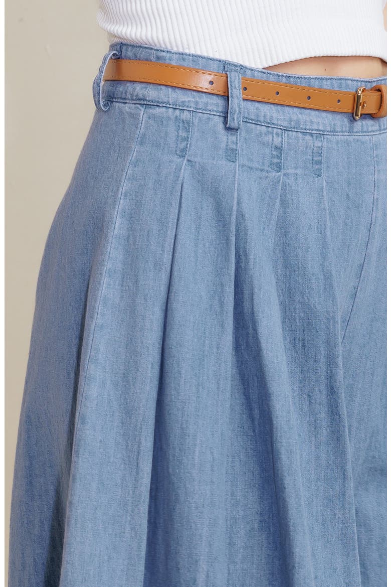 Denim Bermuda Short, Alternate, color, LIGHT BLUE DENIM