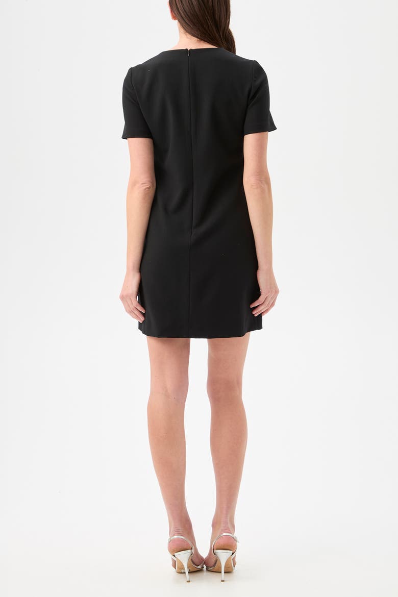 Diamonds Rhinestone Bow Dress, Alternate, color, Black
