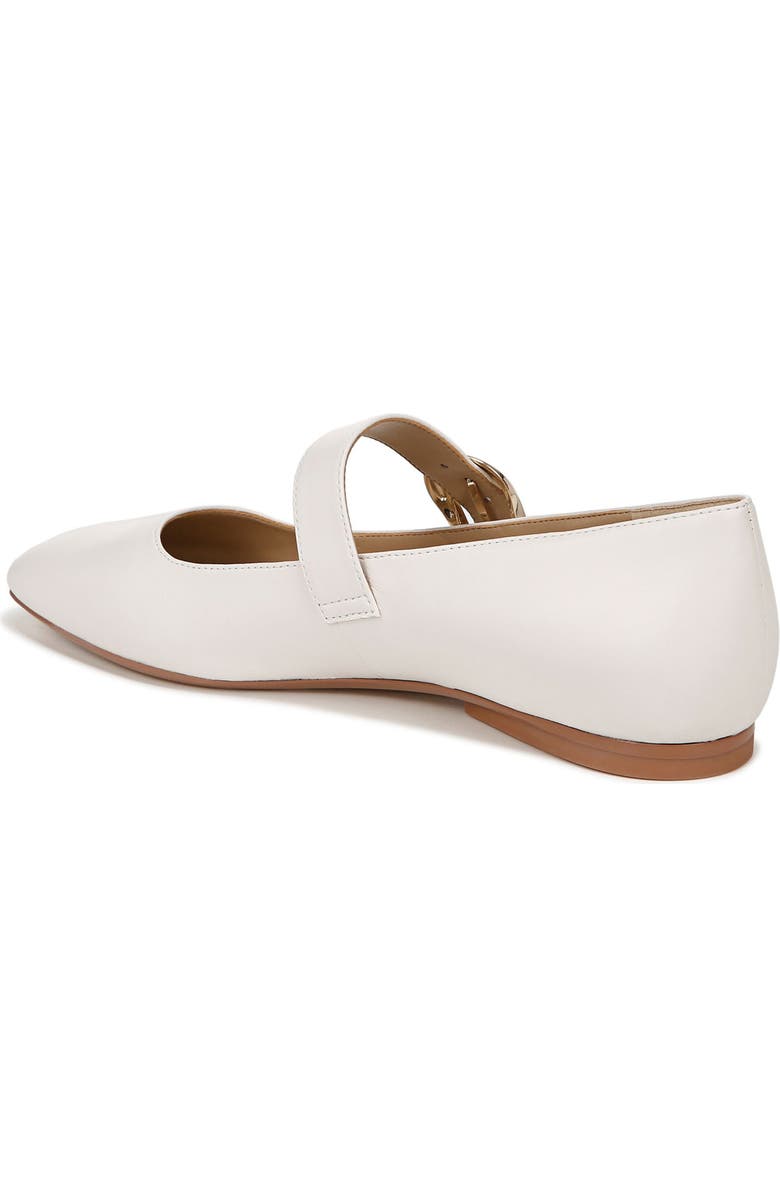 27 EDIT Naturalizer Carter Mary Jane Flat, Alternate, color, Warm White Leather