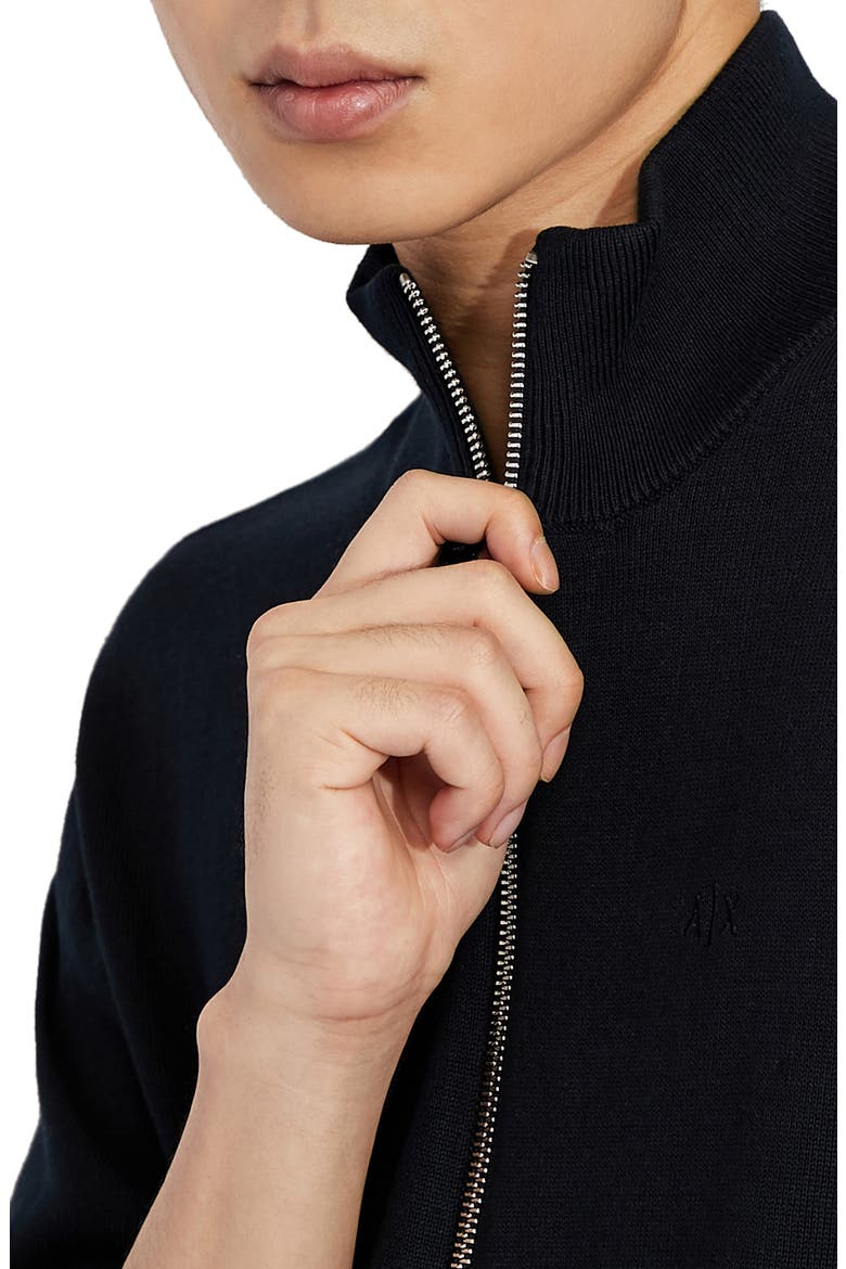 Full Zip Sweater, Alternate, color, NAVY