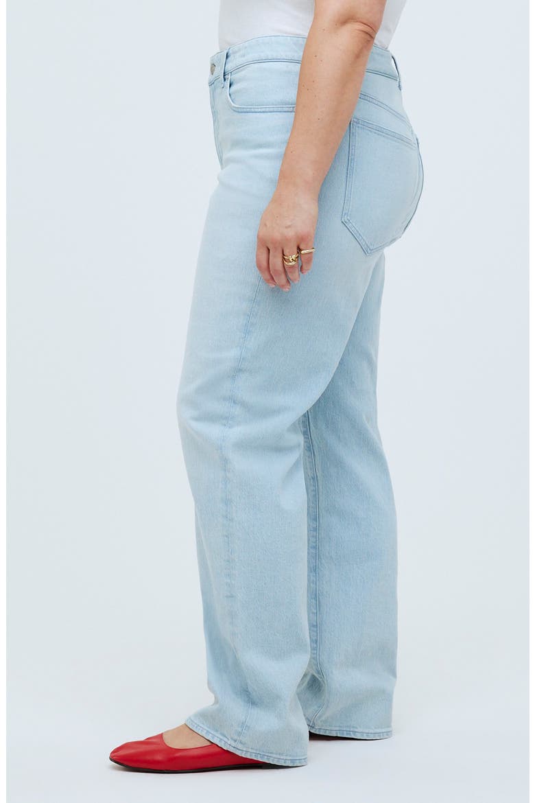 '90s Straight Leg Jeans, Alternate, color, WARD WASH