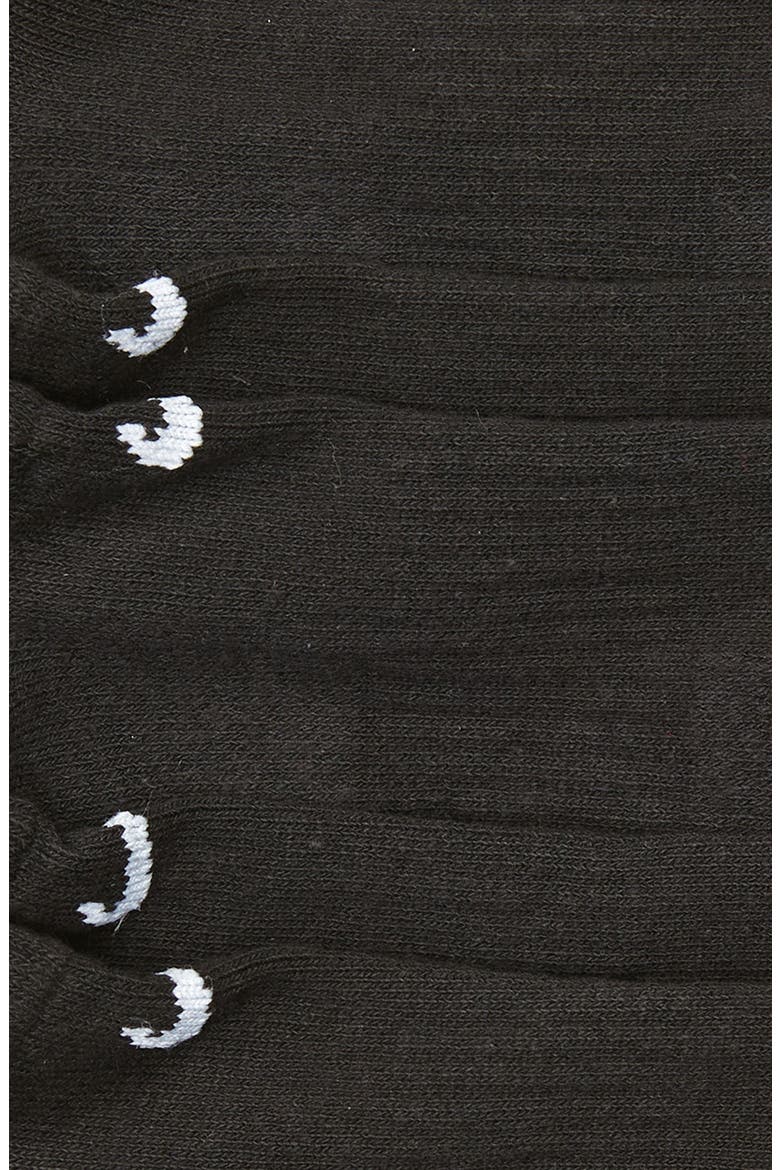 Everyday Cushion Training No-Show Socks - Pack of 3, Alternate, color, 010 BLACK/WHITE