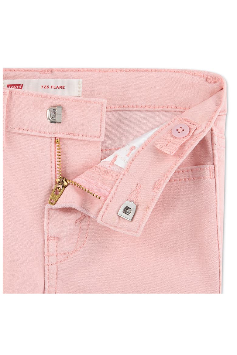 Kids' Flare Jeans, Alternate, color, POWDER PINK